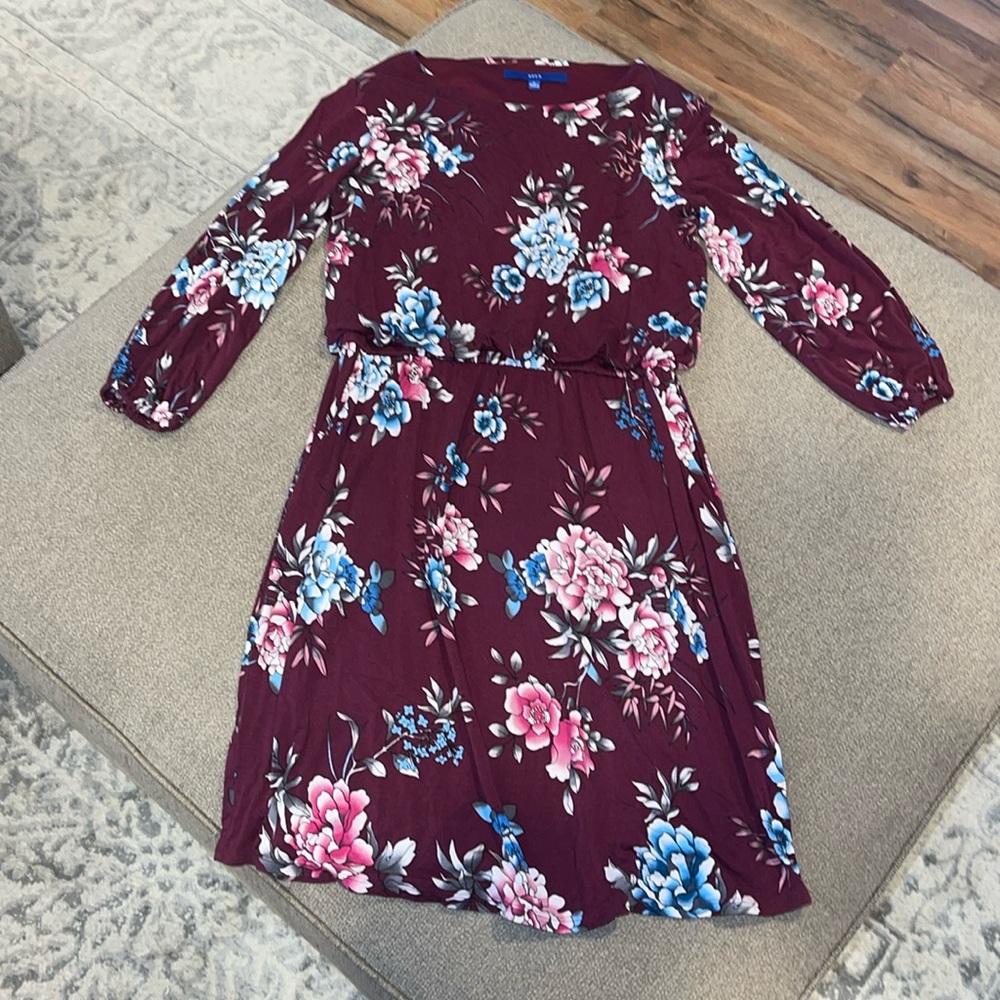 APT. 9 floral dress 3/4 sleeves